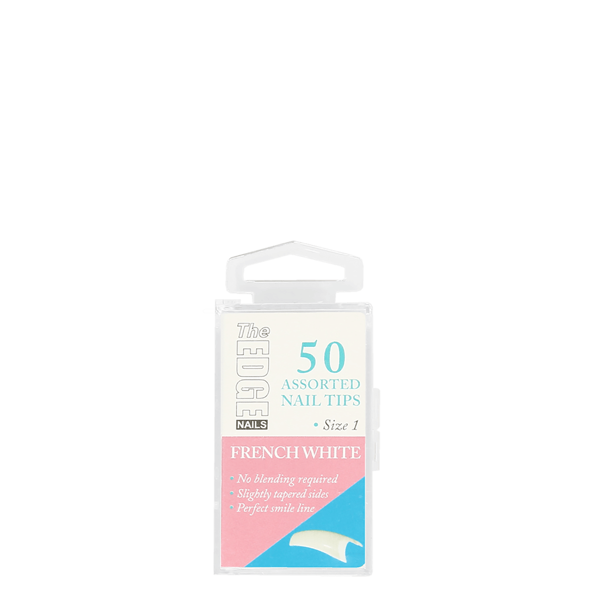 French White Assorted Nail Tips 50 Pack