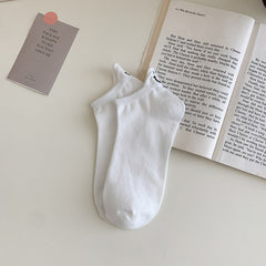 Women's Smiley Ankle Socks Thin Embroidery Ins Short Fashion Tight Socks