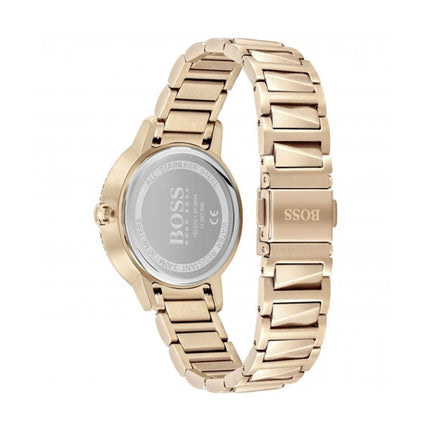 Hugo Boss Women's 1502540 Signature Rose Gold-Tone Stainless Steel Watch