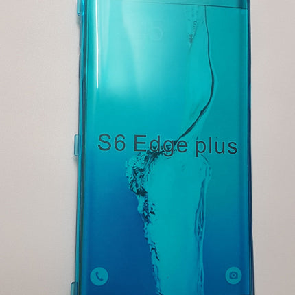TPU Flip Wallet Blue Case - For Samsung Galaxy S6 edge+