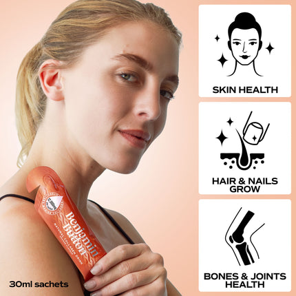 14x Orange 12,000mg Marine Collagen Liquid Sachets