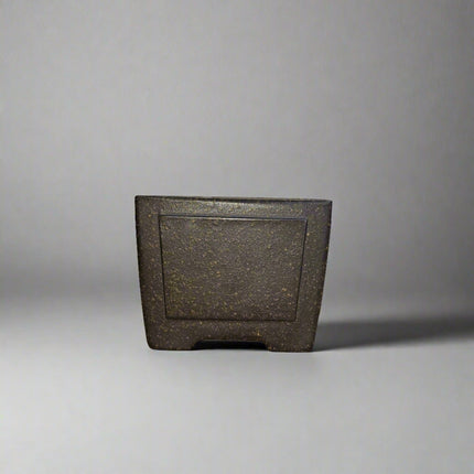 10cm Premium Unglazed Bonsai Pot | Cascade | 10cm x 10cm x 8cm | Brown