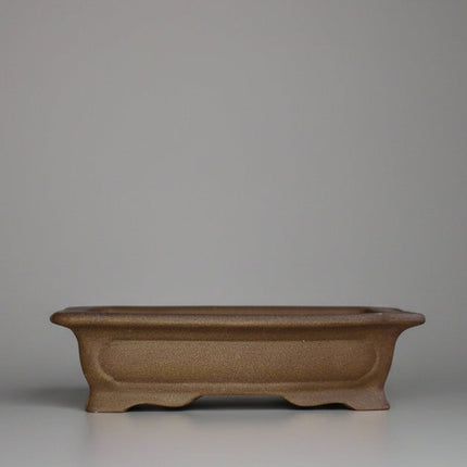 17cm Premium Unglazed Bonsai Pot | Rectangle | 17cm x 13cm x 5cm | Brown