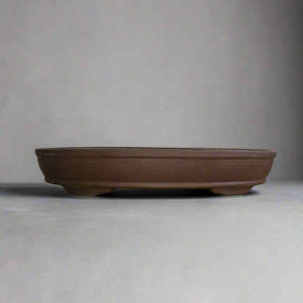 42cm Unglazed Bonsai Pot | Oval | 42cm x 32cm x 8cm | Brown