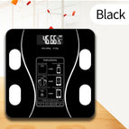 Curve black English version [Bluetooth body fat scale]] / 26*26cm battery