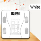 Curve white English version [Bluetooth body fat scale]] / 26*26cm battery