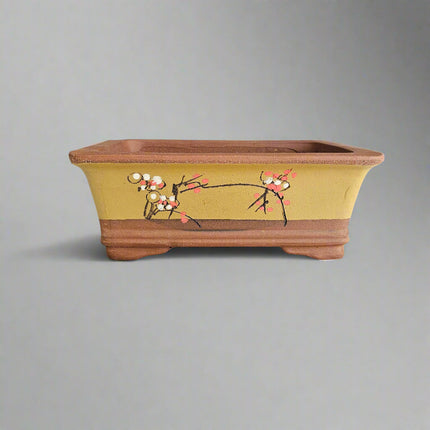 35cm Unglazed Bonsai Pot | Rectangle | 35cm x 26cm x 14cm | Brown