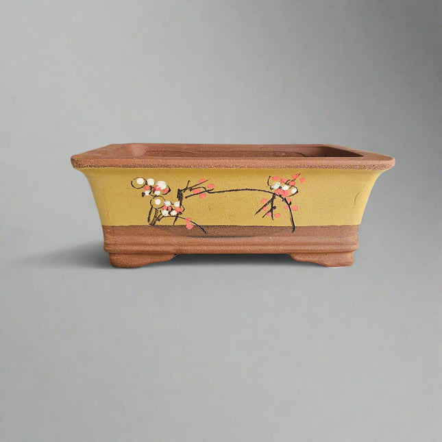 28cm Premium Unglazed Bonsai Pot | Rectangle | 28cm x 20cm x 10cm | Brown