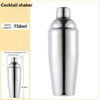 750ml cocktail shaker natural color [304 steel]]