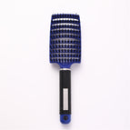 Blue double hair [coated big bend comb]]