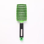 Green double hairs [rubber-coated big bend comb]]