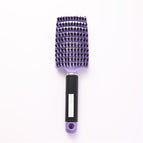 Purple double hair [rubber coated big bend comb]]