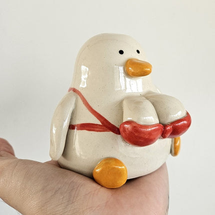 Claire with the Pair - Boobs Duck