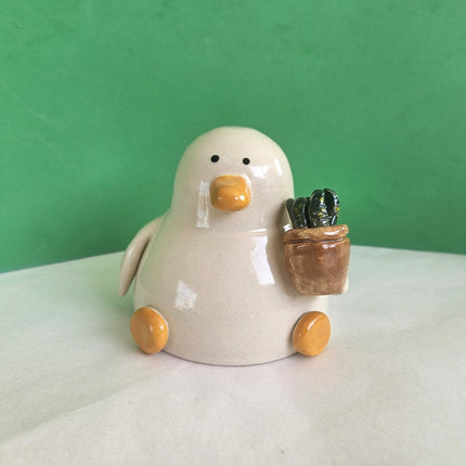 Grant with the Plant - Duck with Succulent