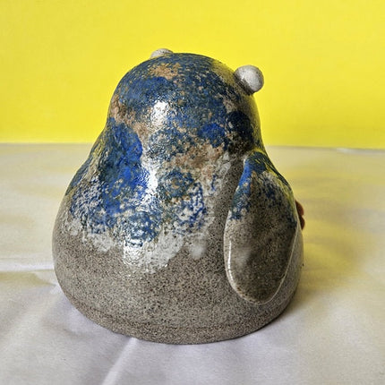 Pigeon with Sign - Handmade Ceramic Friend