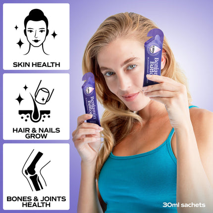 28x BlackCurrant 12,000mg Marine Collagen Liquid Sachets