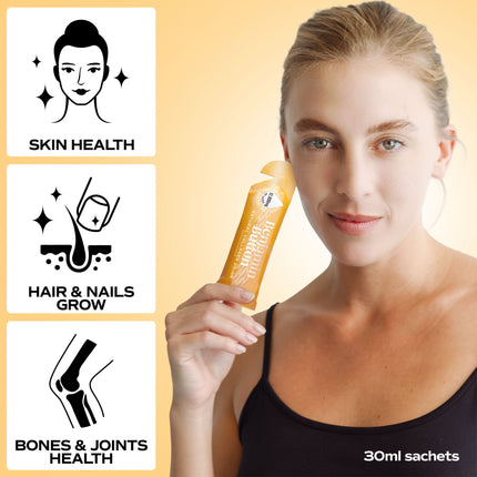 28x Mango 12,000mg Marine Collagen Liquid Sachets