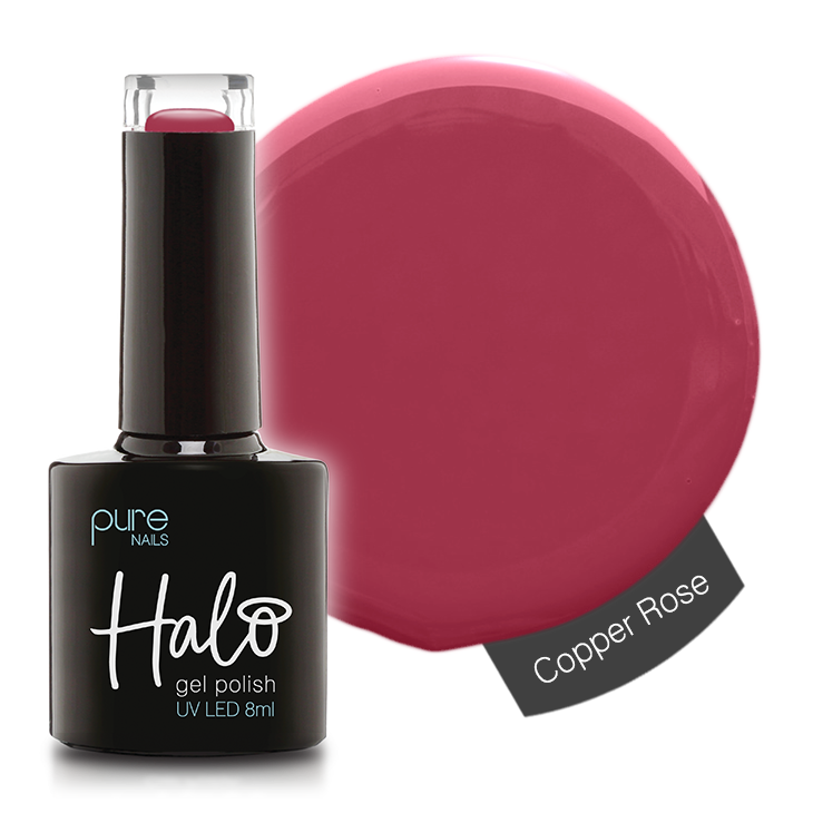 Gel Nail Polish Copper Rose 8ml