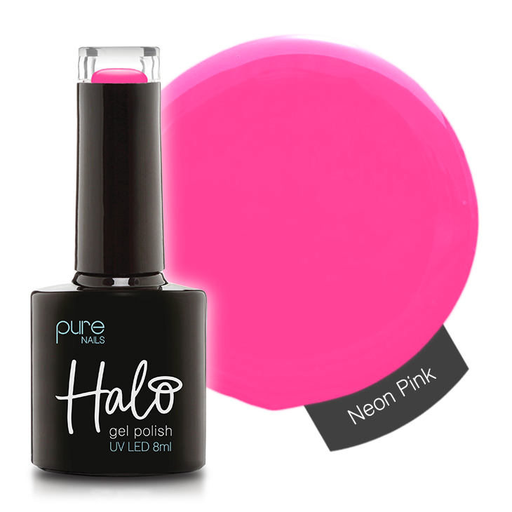 Gel Nail Polish Neon Pink 8ml