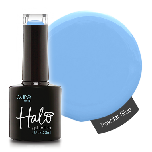 Gel Nail Polish Powder Blue 8ml
