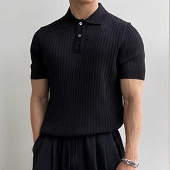 GIMCHEON Knitted Polo Shirt
