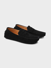Suede Boat Loafers