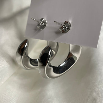 Silver ‘Celine’ Hoops