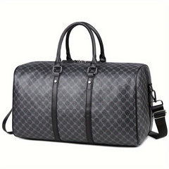 A Large Capacity Black Tote Bag for Travel, Gym, and Short Trips.