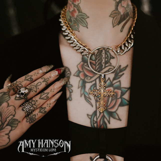 ML x Amy Hanson Carnage Cross Necklace