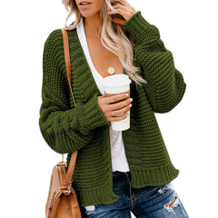 Autumn And Winter Knitted Cardigan For Women