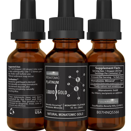 3 Leaf Naturals Mono-Atomic ORMUS - Monoatomic Platinum, Monatomic Orme 1oz