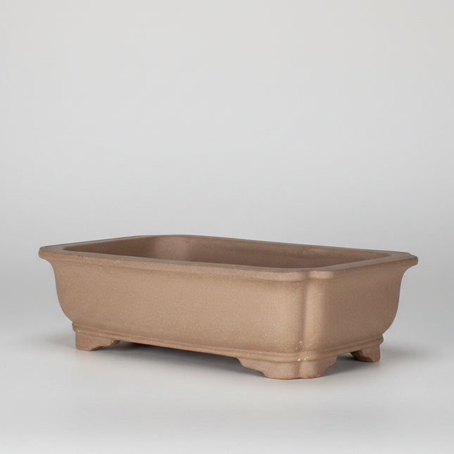 31cm Unglazed Bonsai Pot Oval | 31cm x 25cm x 8cm | Rectangle | Brown