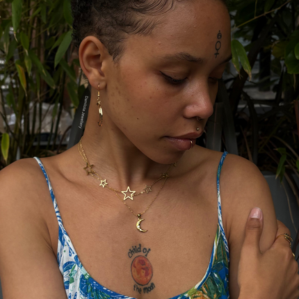 Starry ‘Zoraya’ Necklace - Gold/Silver