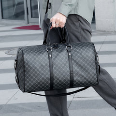 A Large Capacity Black Tote Bag for Travel, Gym, and Short Trips.