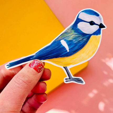 Garden Birds 10cm Vinyl Stickers: Nature Inspired Waterproof Decals