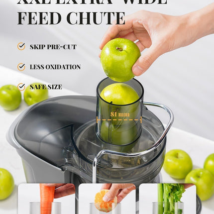 1200W Juicer 2L Whole Fruit Juice Machine Easy Clean High Yield GDOR