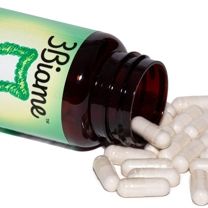 3Biome - Natural Probiotic Supplement - Non-GMO, Vegan, Gluten-Free | 30 Vegetable Capsules