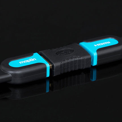 Maplin Premium HDMI Female to HDMI Female Coupler - Black