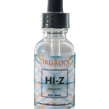 3rd Rock Essentials HI-Z Zinc Immune Support – Liquid Zinc Supplement (1 oz, 120 Servings)