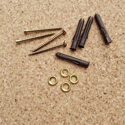 Large Cork Notice & Memo Board | Twist Black | 600 x 450 x 18 mm