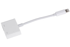 Maplin Lightning to HDMI / Lightning Charging Port Adapter - White