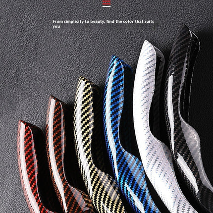 Car Carbon Fiber Pattern Glossy Car Steering Wheel Cover