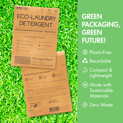 Eco-Laundry Detergent Sheets (60 Loads)