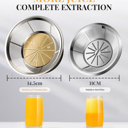 1200W Juicer 2L Whole Fruit Juice Machine Easy Clean High Yield GDOR