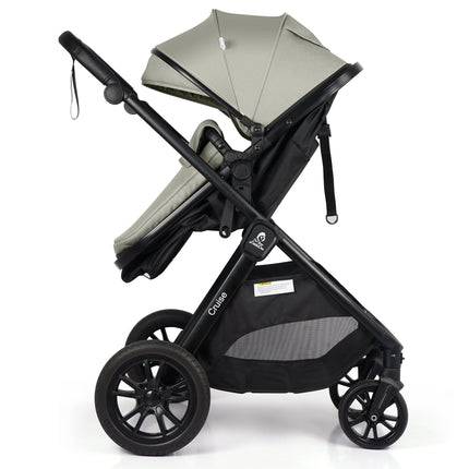 For Your Little One Cruise 3 In 1 Travel System With Car Seat - Pebble Sage (Free Cupholder And Seat Liner Included!)