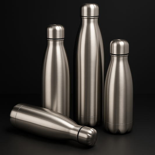 Stainless Steel Water Bottle 500ml/750ml/1000ml – Leakproof Sports Travel Drink Bottle for Gym, Hiking, Cycling & Outdoor