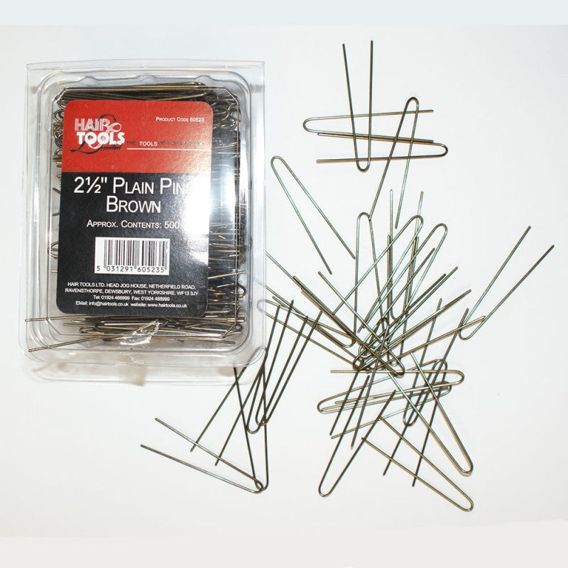 2.5" Plain Pins 500 Pack