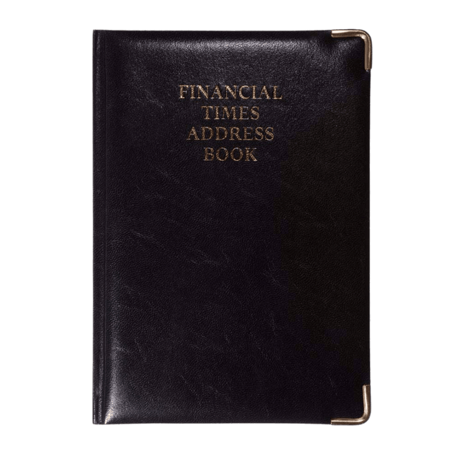 Financial Times Desk Address Book