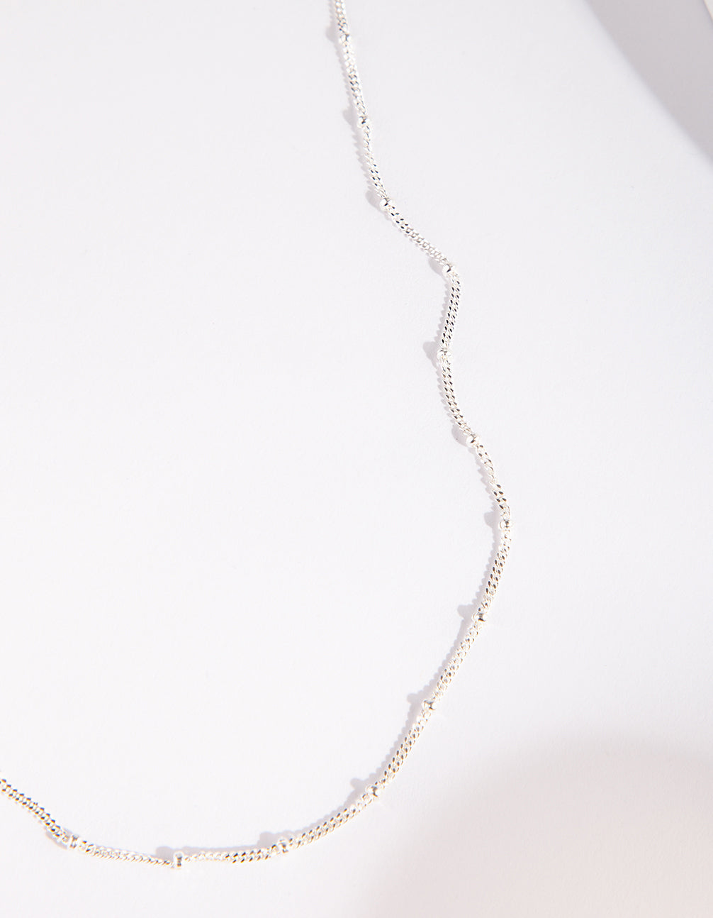 Sterling Silver Ball Chain Necklace