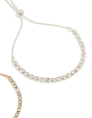 Mixed Metal Classic Cup Chain Tennis Bracelet Pack